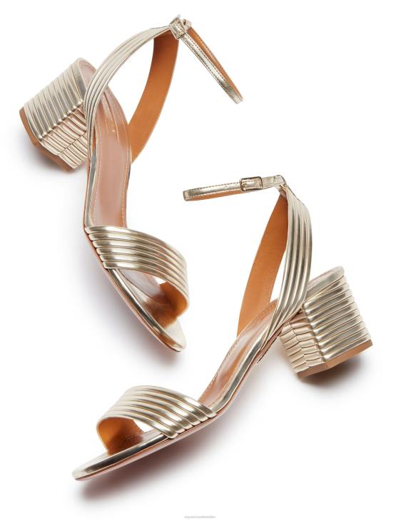 Aquazzura Sundance Sandal 50 GOLD 8TLF130