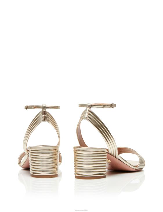 Aquazzura Sundance Sandal 50 GOLD 8TLF130