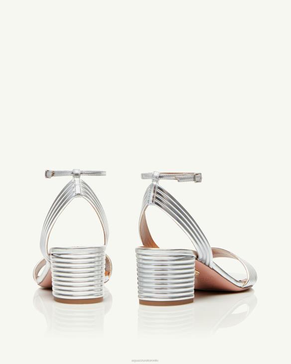 Aquazzura Sundance Sandal 50 SILVER 8TLF131