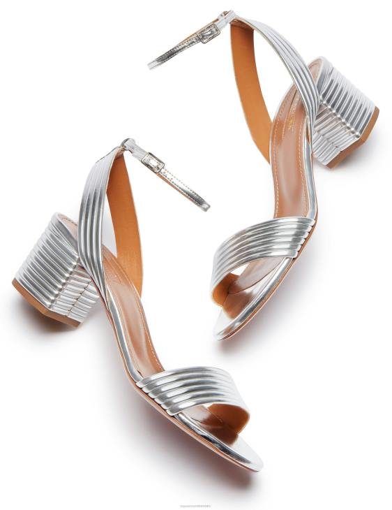 Aquazzura Sundance Sandal 50 SILVER 8TLF131