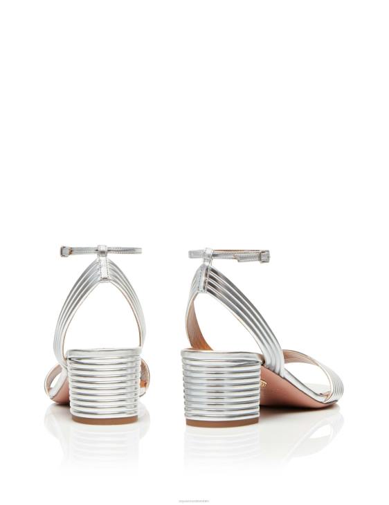 Aquazzura Sundance Sandal 50 SILVER 8TLF131