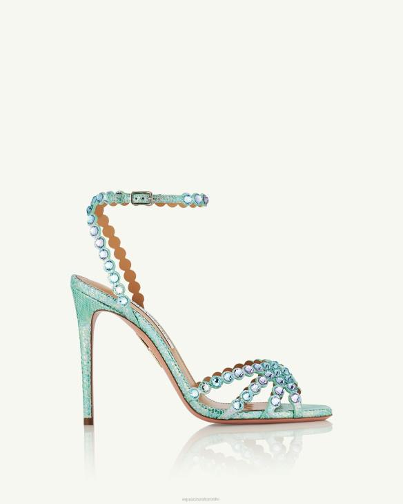 Aquazzura Tequila Sandal 105 BLUE 8TLF11