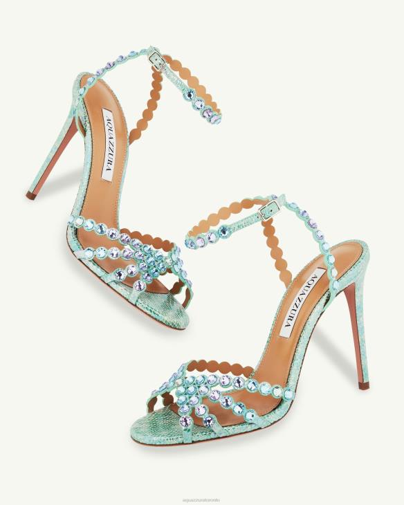 Aquazzura Tequila Sandal 105 BLUE 8TLF11