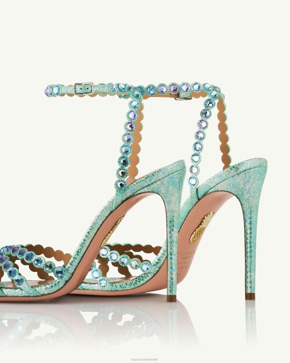 Aquazzura Tequila Sandal 105 BLUE 8TLF11