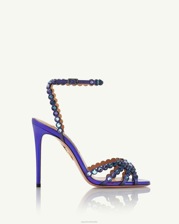 Aquazzura Tequila Sandal 105 PURPLE 8TLF51