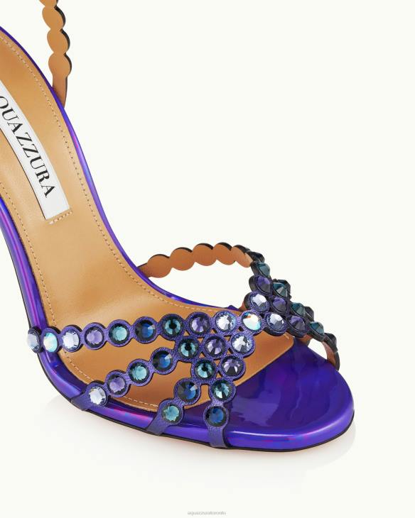 Aquazzura Tequila Sandal 105 PURPLE 8TLF51