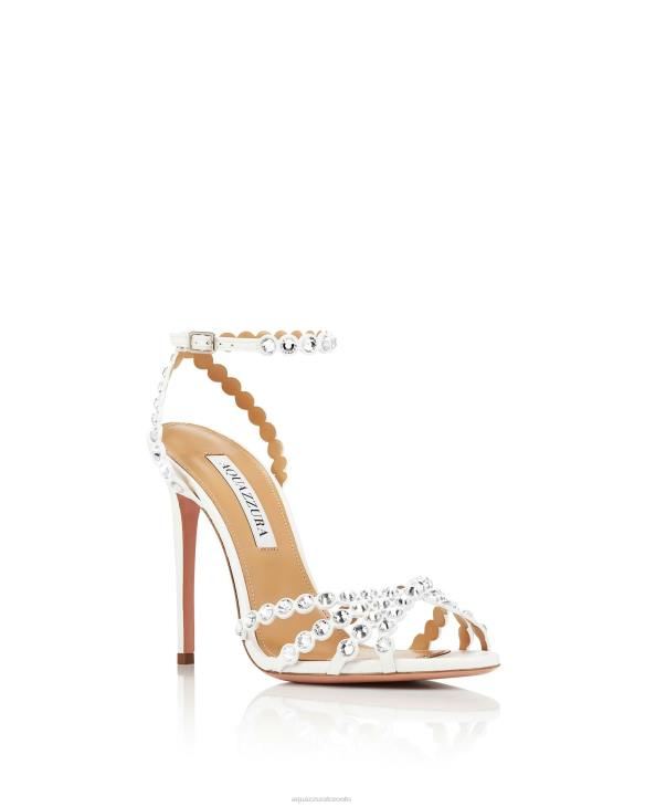 Aquazzura Tequila Sandal 105 WHITE 8TLF77