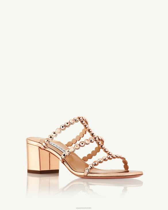 Aquazzura Tequila Sandal 50 GOLD 8TLF88