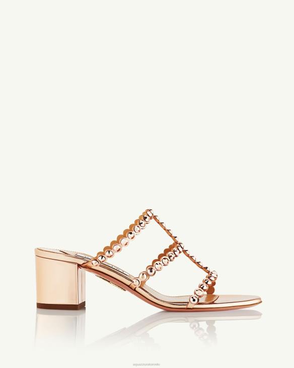 Aquazzura Tequila Sandal 50 GOLD 8TLF88