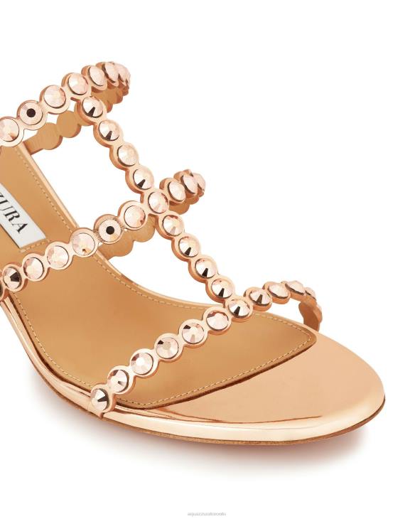 Aquazzura Tequila Sandal 50 GOLD 8TLF88