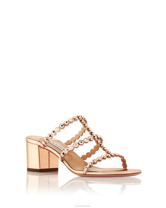 Aquazzura Tequila Sandal 50 GOLD 8TLF88