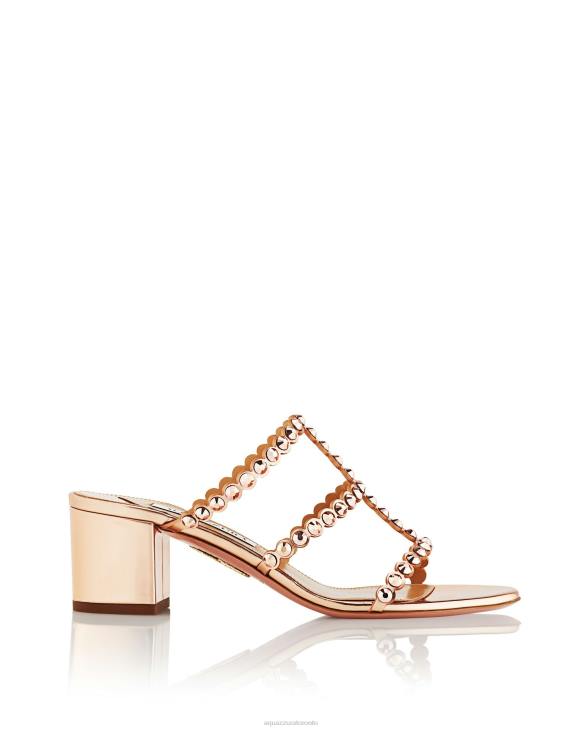 Aquazzura Tequila Sandal 50 GOLD 8TLF88