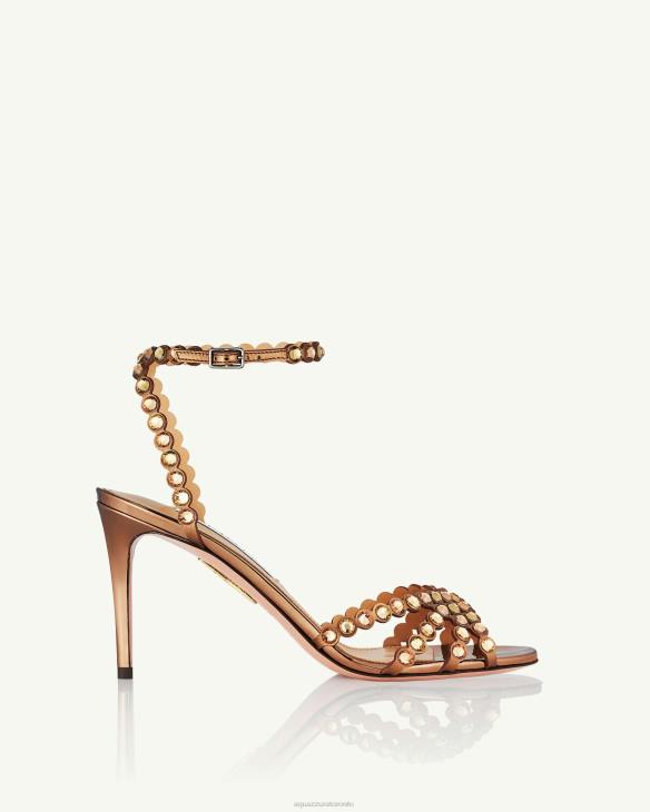 Aquazzura Tequila Sandal 85 BROWN 8TLF86