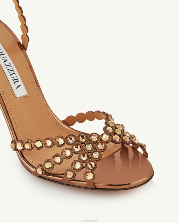 Aquazzura Tequila Sandal 85 BROWN 8TLF86