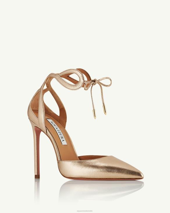 Aquazzura Tessa Pump 105 GOLD 8TLF197