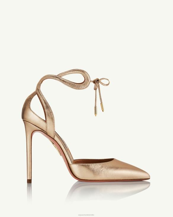 Aquazzura Tessa Pump 105 GOLD 8TLF197