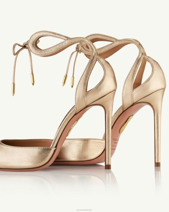 Aquazzura Tessa Pump 105 GOLD 8TLF197