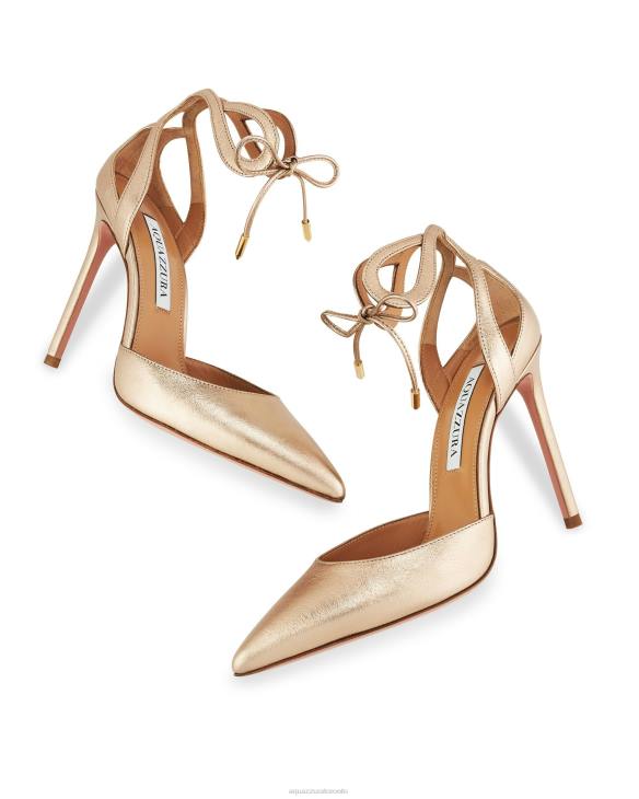 Aquazzura Tessa Pump 105 GOLD 8TLF197