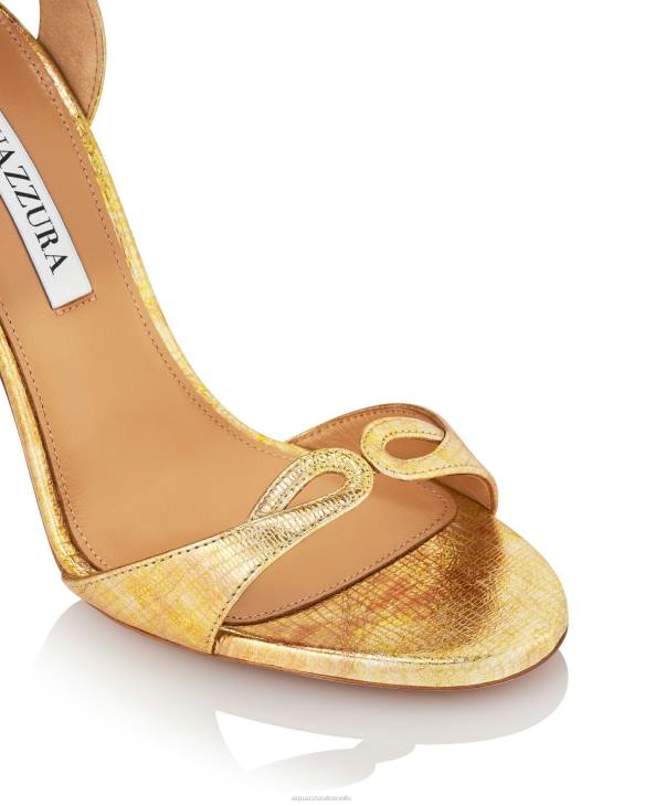 Aquazzura Tessa Sandal 105 GOLD 8TLF74