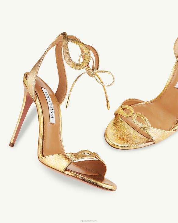 Aquazzura Tessa Sandal 105 GOLD 8TLF74