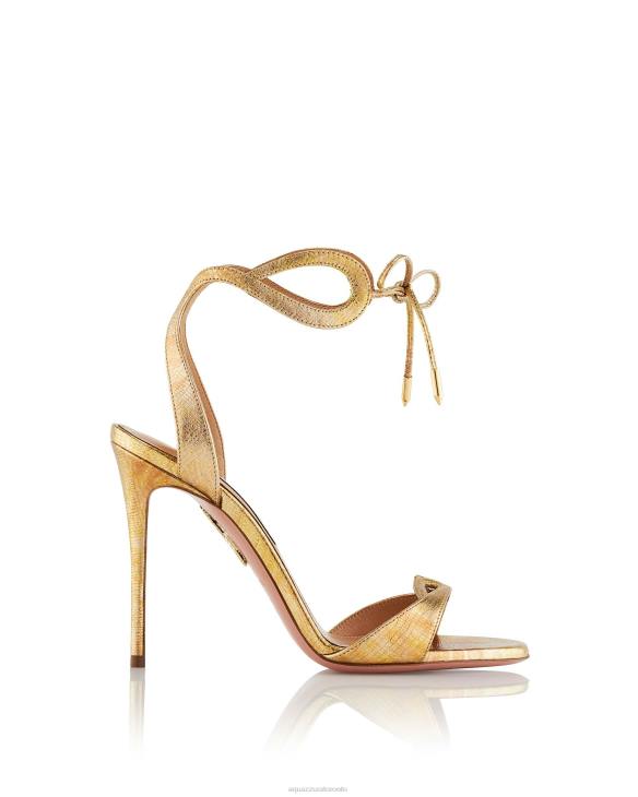 Aquazzura Tessa Sandal 105 GOLD 8TLF74