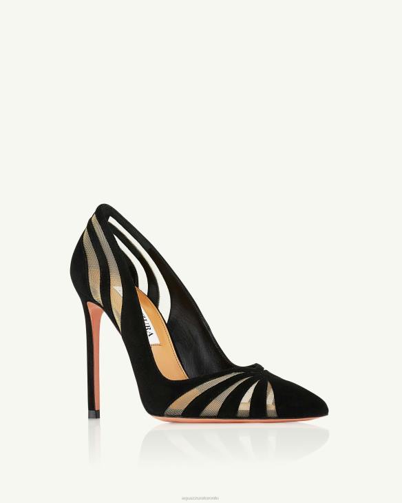 Aquazzura The Spy Pump 105 BLACK 8TLF209