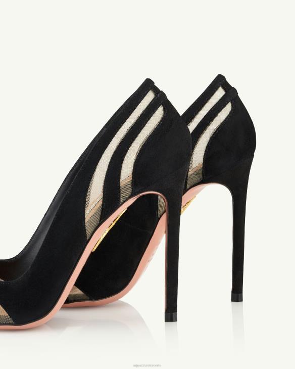 Aquazzura The Spy Pump 105 BLACK 8TLF209