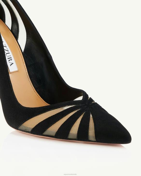 Aquazzura The Spy Pump 105 BLACK 8TLF209