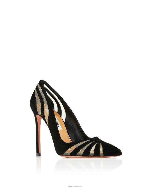 Aquazzura The Spy Pump 105 BLACK 8TLF209