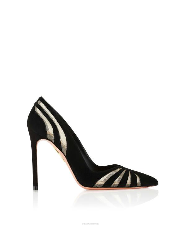 Aquazzura The Spy Pump 105 BLACK 8TLF209