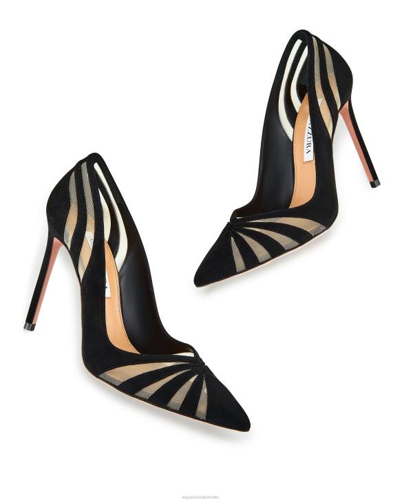 Aquazzura The Spy Pump 105 BLACK 8TLF209