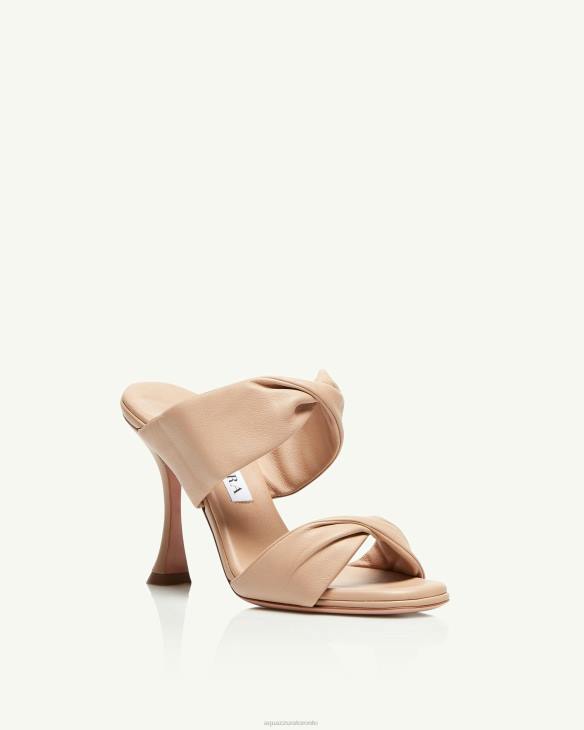 Aquazzura Twist Sandal 95 BEIGE 8TLF103