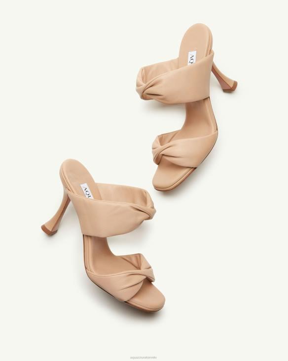 Aquazzura Twist Sandal 95 BEIGE 8TLF103