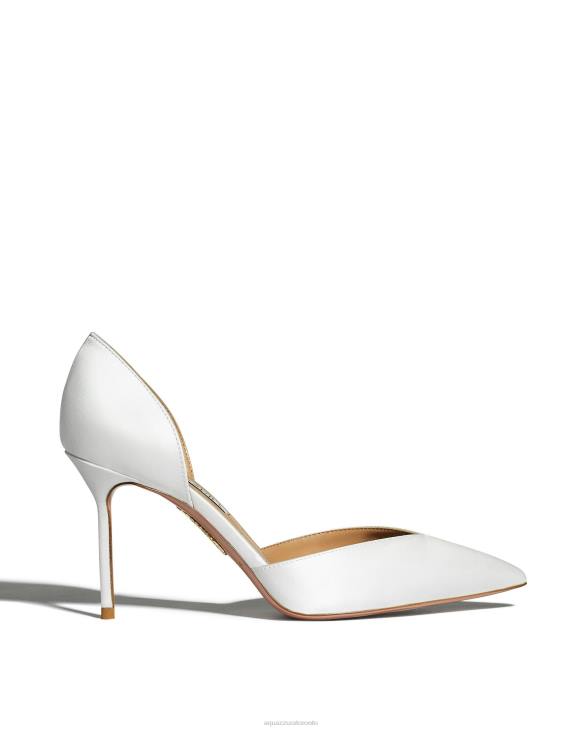 Aquazzura Uptown Pump 85 WHITE 8TLF235