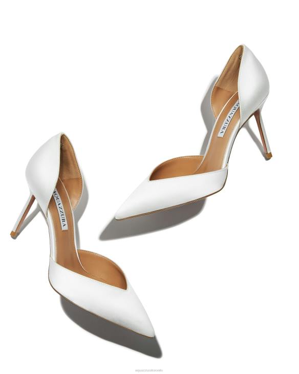 Aquazzura Uptown Pump 85 WHITE 8TLF235