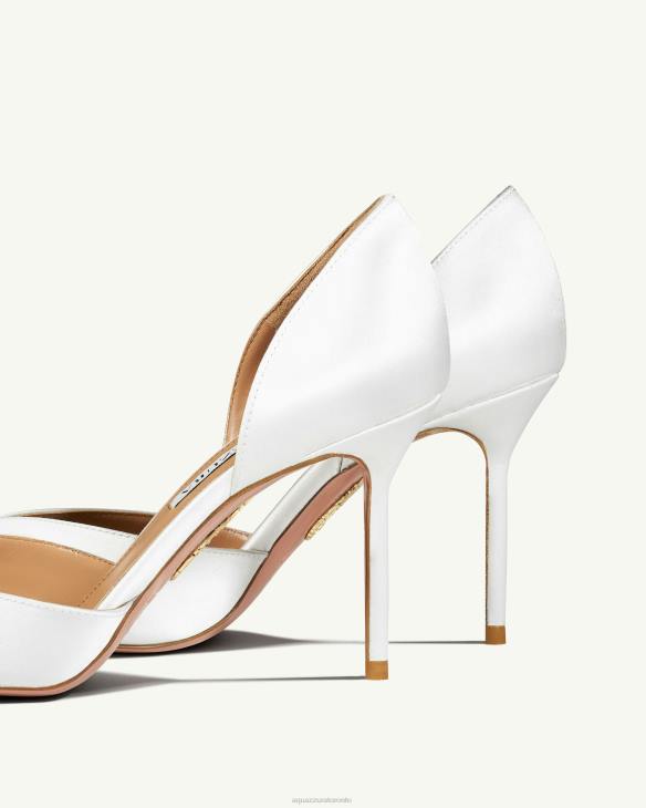 Aquazzura Uptown Pump 85 WHITE 8TLF235