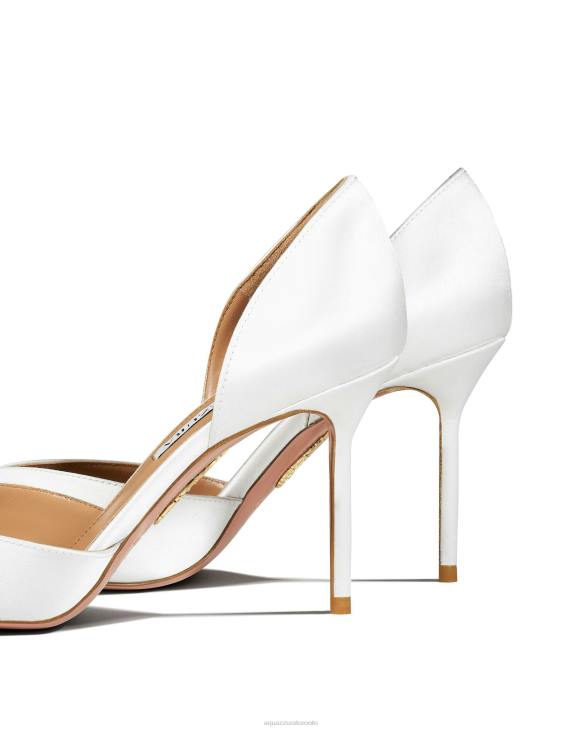 Aquazzura Uptown Pump 85 WHITE 8TLF235