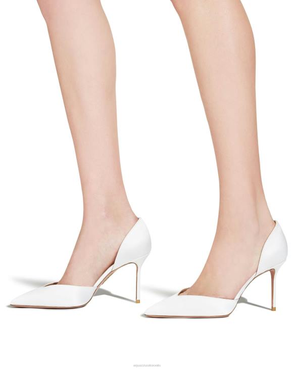 Aquazzura Uptown Pump 85 WHITE 8TLF235